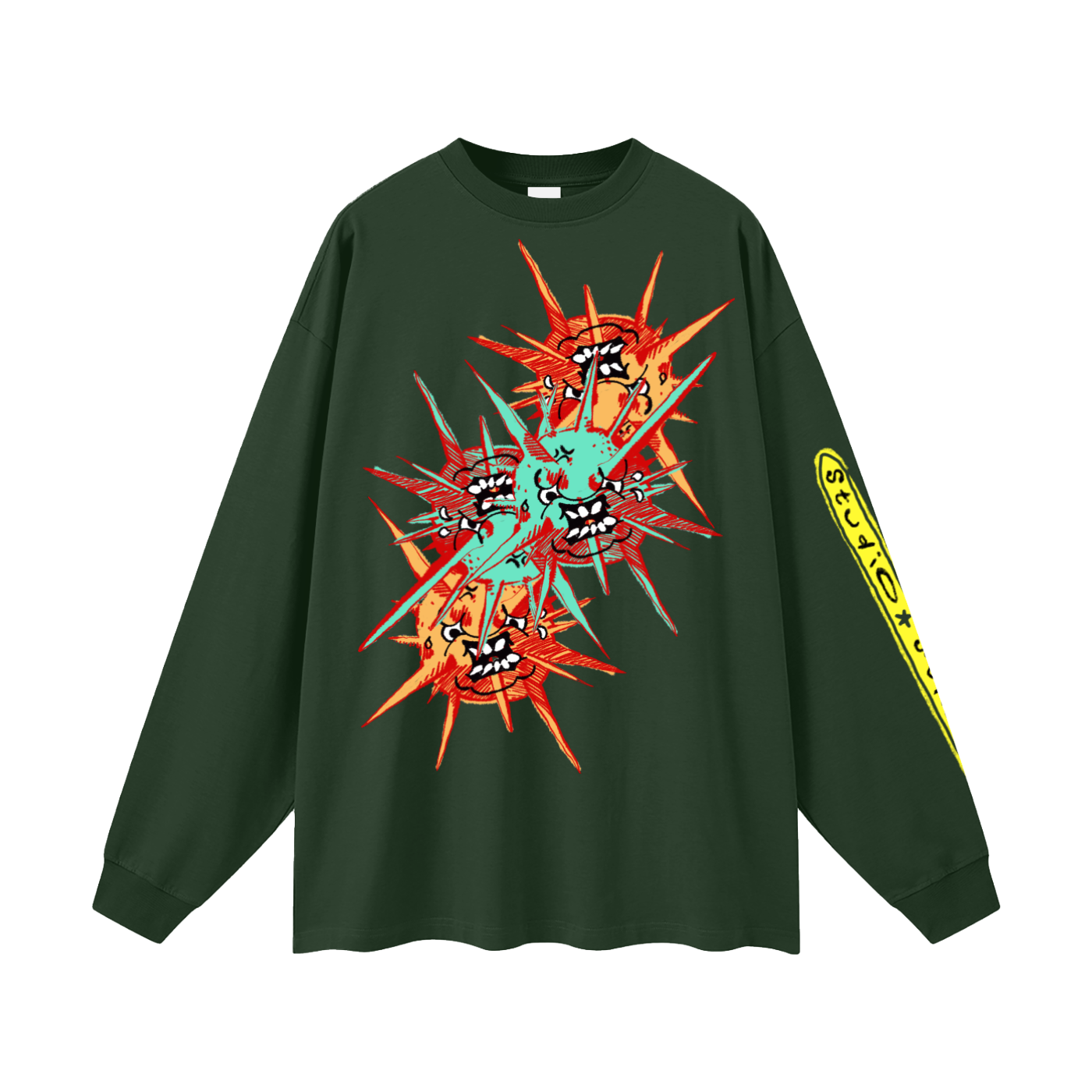 Mad Virus Oversized Long Sleeve T-Shirt