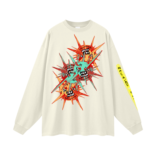Mad Virus Oversized Long Sleeve T-Shirt