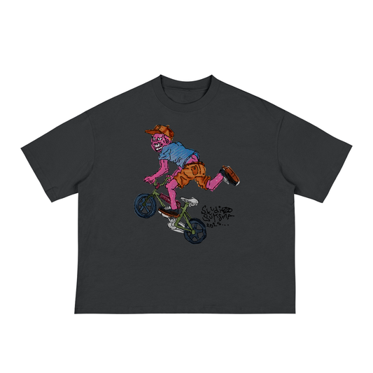 Biking Boxy Tee